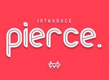 Pierce Typeface Font