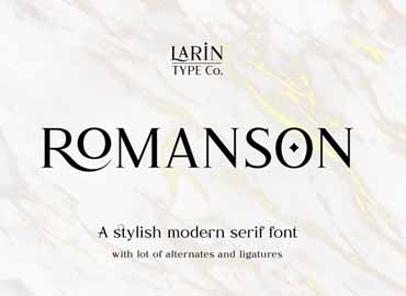 Romanson Font
