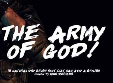 The Army of God Font