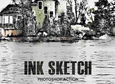 InkSketch - Photoshop Action