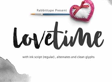 Lovetime Script Font