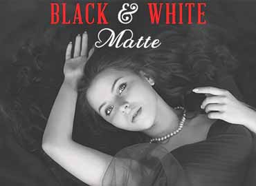 Black & White Matte Photoshop Action.