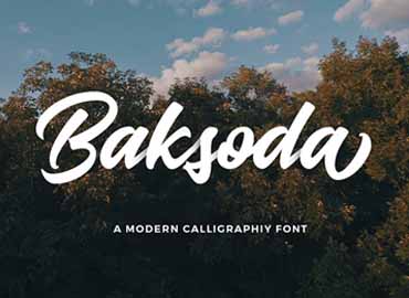 Baksoda Script Font Free