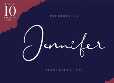 Jennifer Signature Font