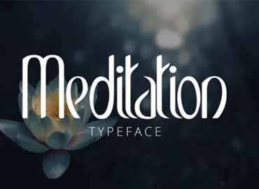 Meditation Typeface Font