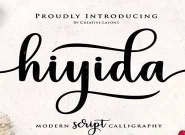 Hiyida Script Font