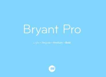 Bryant Pro Font Family