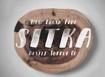 Sitka Brush Font Free