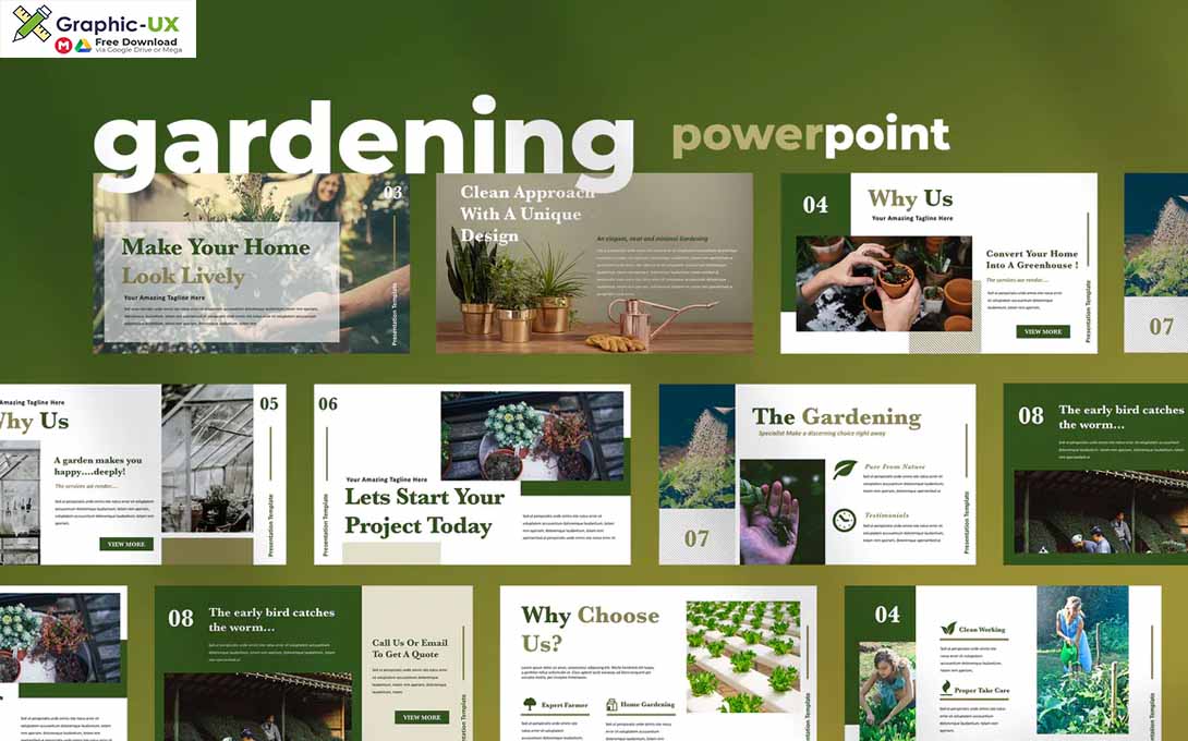 Ellen - Home Gardening Powerpoint Presentation 