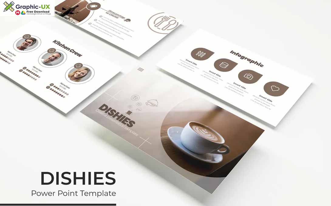 Dishies PowerPoint Template 