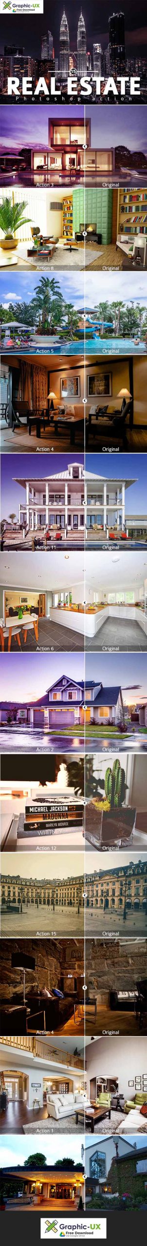 15 Real Estate Photoshop action
