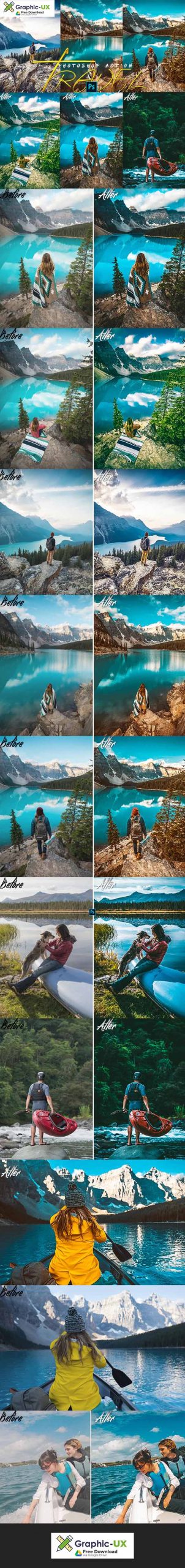 Travels Photoshop Actions 