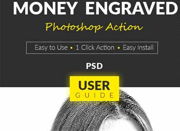 Money Engraved Photoshop Action
