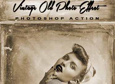 Vintage Old Photo Effect Photoshop Action